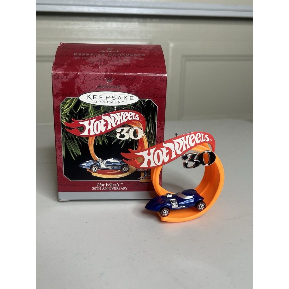 Hot Wheels 30th Anniversary Hallmark 1998 Keepsake Christmas Ornament